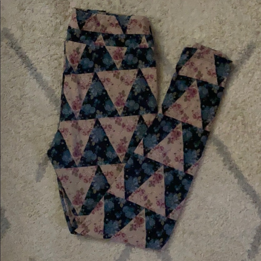 Lularoe TC- floral print leggings